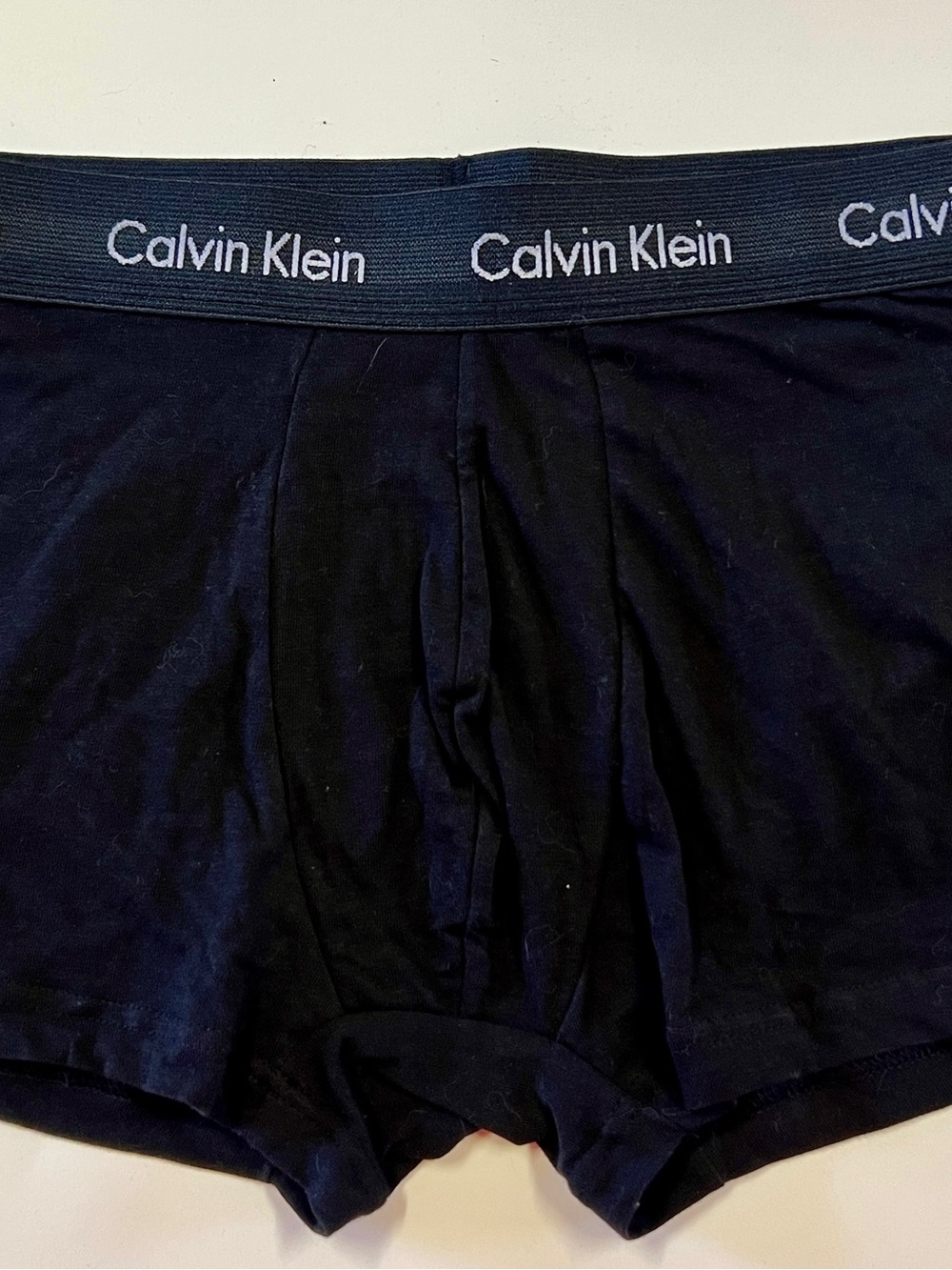 Calvin Klein Cotton Black Boxer Briefs with Branded Waistband